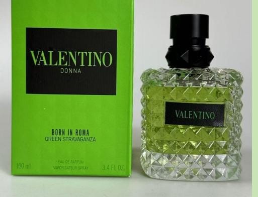 Valentino Donna Born in Roma Green Stravaganza Eau de Parfum 3.4 oz / 100 ml for Women New