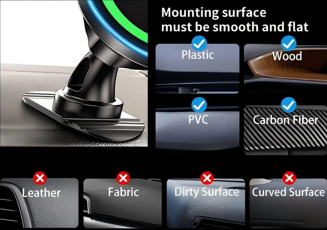 MagSafe wireless car charger