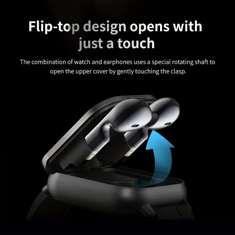 Multifunctional Smartwatch with TWS Earphones