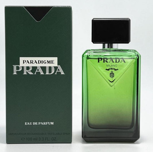 Prada Paradigme Eau de Parfum for Men 3.3 oz 100ml Ambery Woody Fragrance