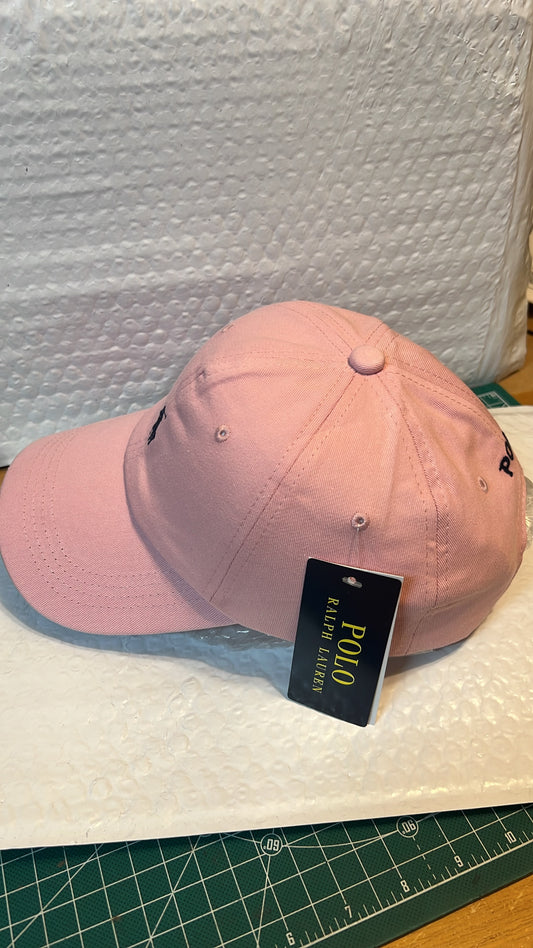 Polo Ralph Lauren Pink Baseball Cap Hat Unisex Adults One Size
