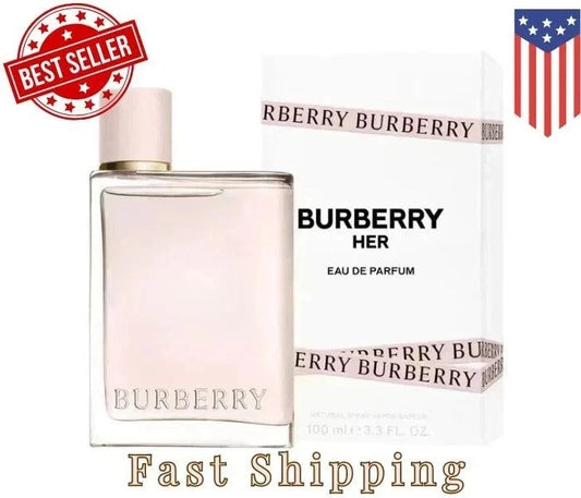 Burberry Her Eau de Parfum for Women 3.3 oz / 100ml – New & Sealed