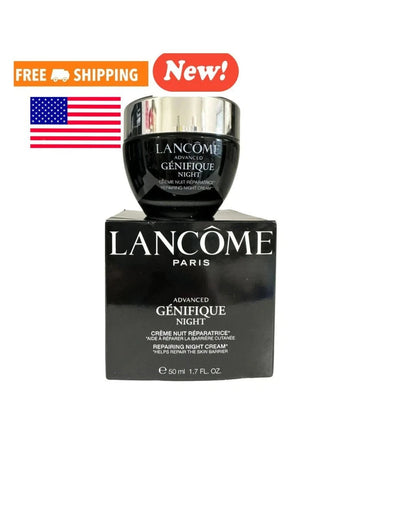 Lancôme Advanced Génifique Repairing Night Cream 50mL / 1.7 oz – Hydrating Face Cream, New & Sealed