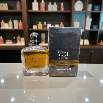 Armani Stronger With You Intensely cologne Men Eua De Parfum 3.4oz